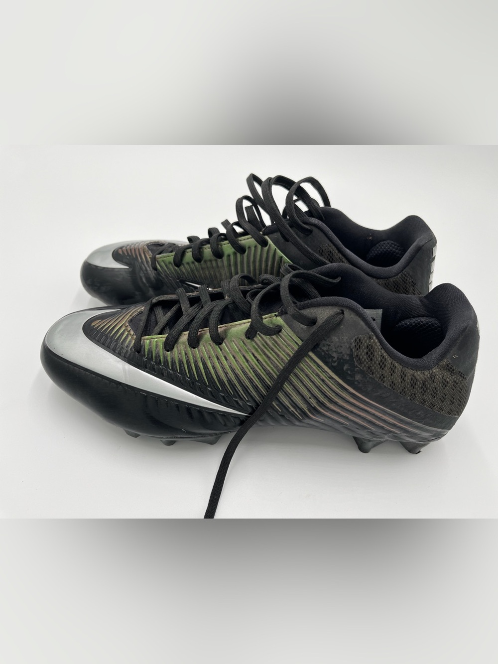 Nike Vapor Speed TD Low Iridescent Football Cleats 833380-001 Mens Sz 12